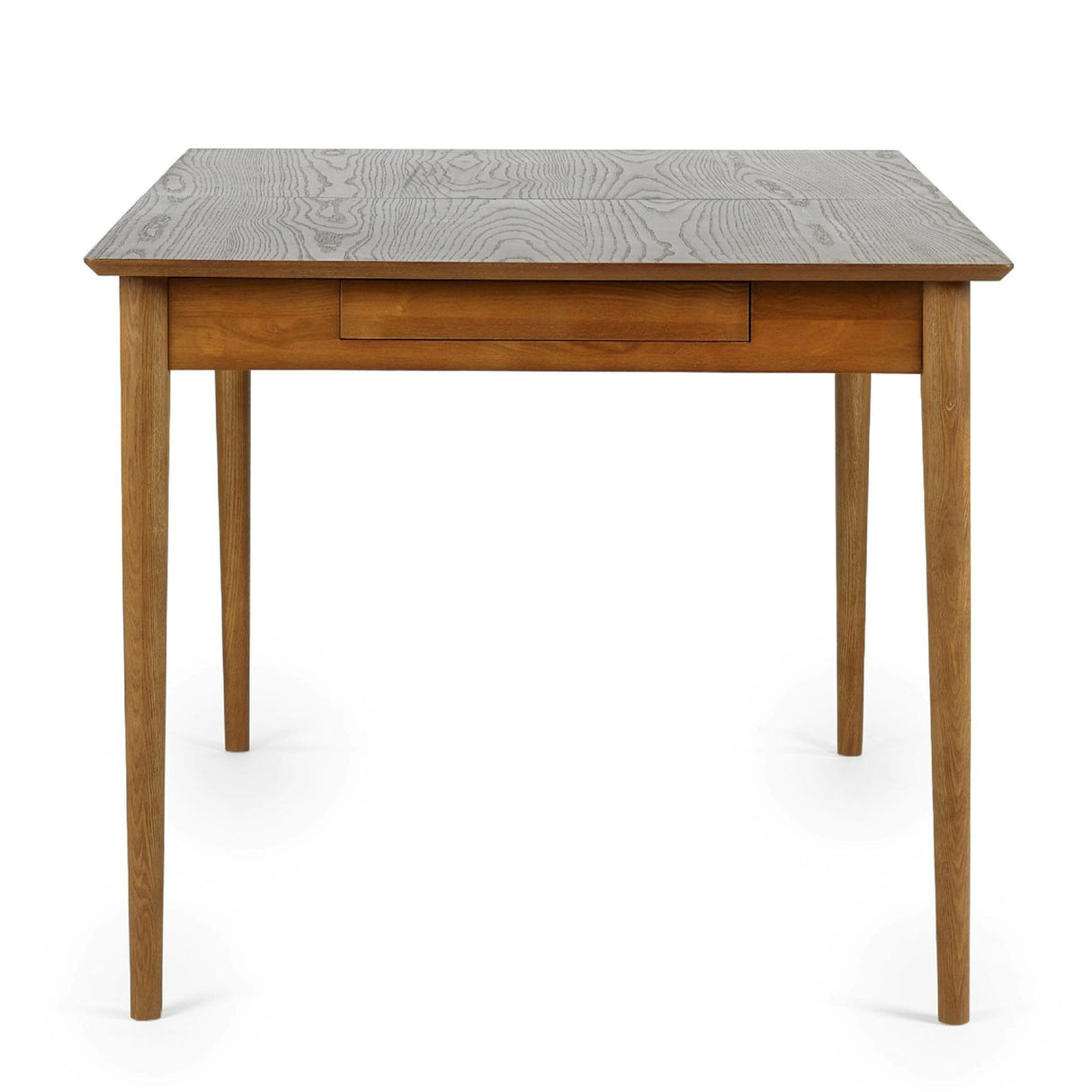 Wooden Extending Dining Table for 4 to 6 People With 2 Drawers - Lowry