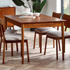 Wooden Extending Dining Table for 4 to 6 People With 2 Drawers - Lowry