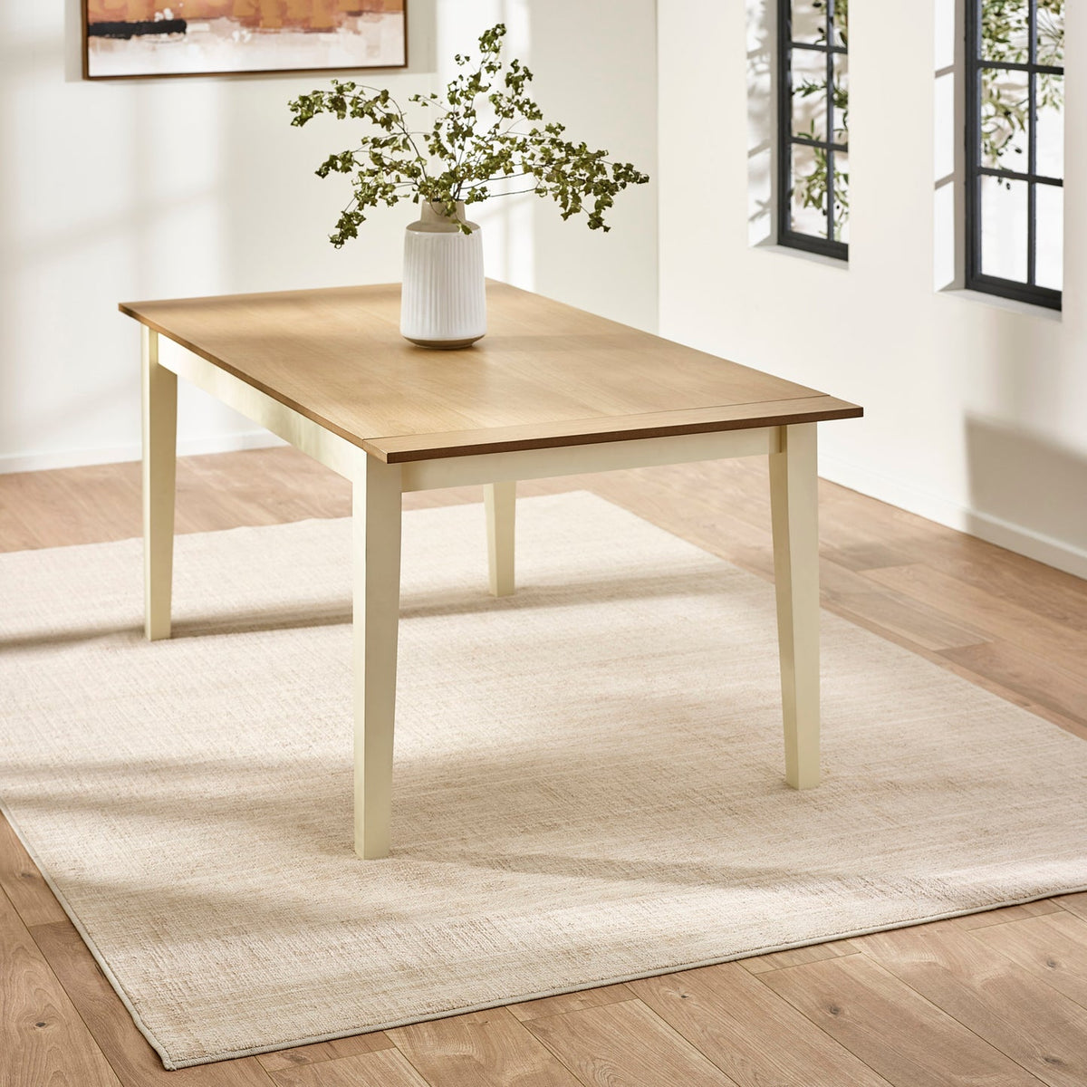 Wooden Extending Dining Table for 6 to 8 People - Larissa
