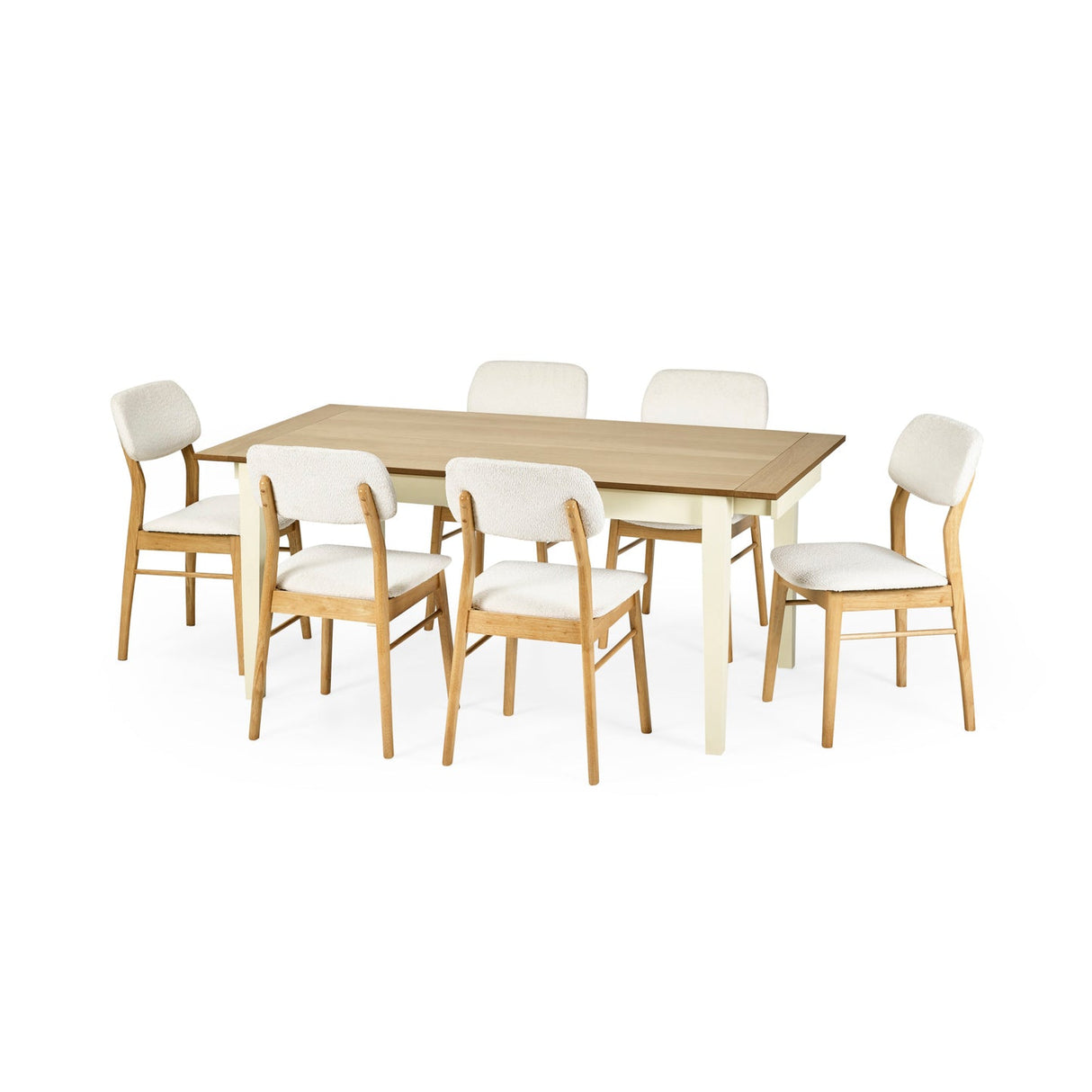 Wooden Extending Dining Table for 6 to 8 People - Larissa