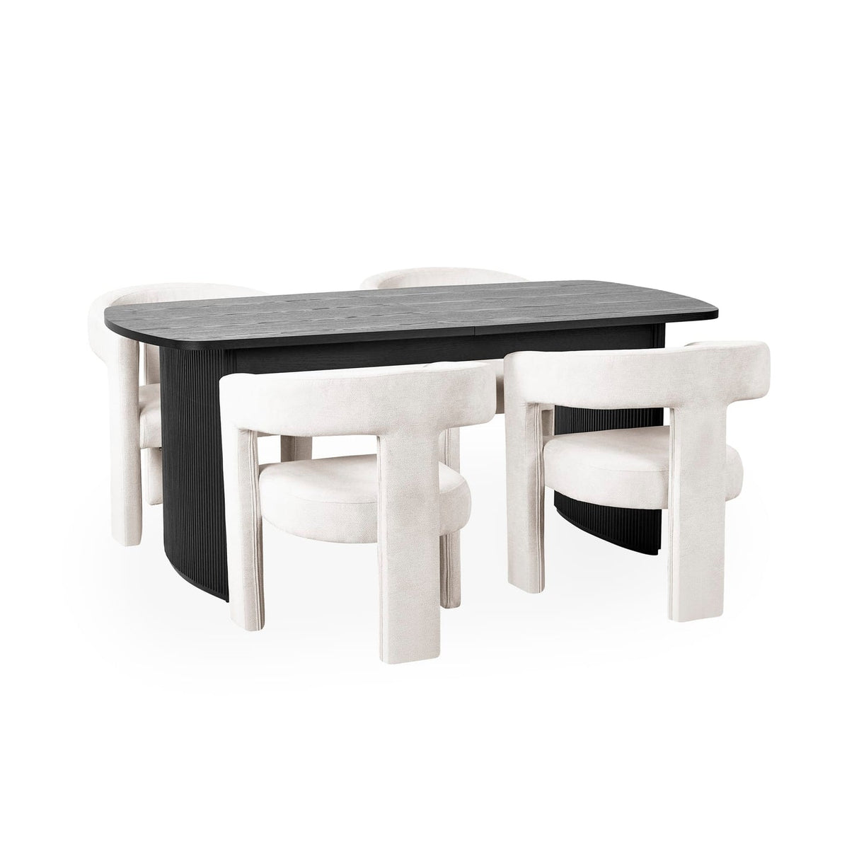 Wooden Extending Dining Table for 6 to 8 People - Louis