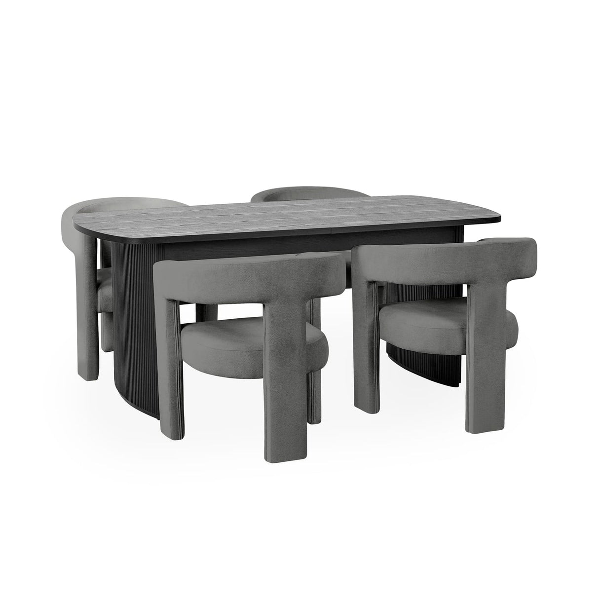 Wooden Extending Dining Table for 6 to 8 People - Louis