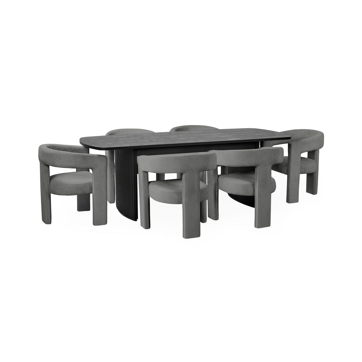 Wooden Extending Dining Table for 6 to 8 People - Louis