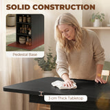 Wooden Extending Dining Table Rectangular for 4 to 6 People - Velmora