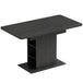 Wooden Extending Dining Table Rectangular for 4 to 6 People - Velmora