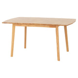 Wooden Extending Dining Table With 4 Dining Chairs - Emery