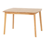 Wooden Extending Dining Table With 4 Dining Chairs - Emery