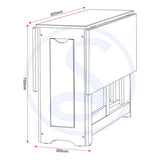 Wooden Extending Dining Table With 4 Dining Chairs - Santos