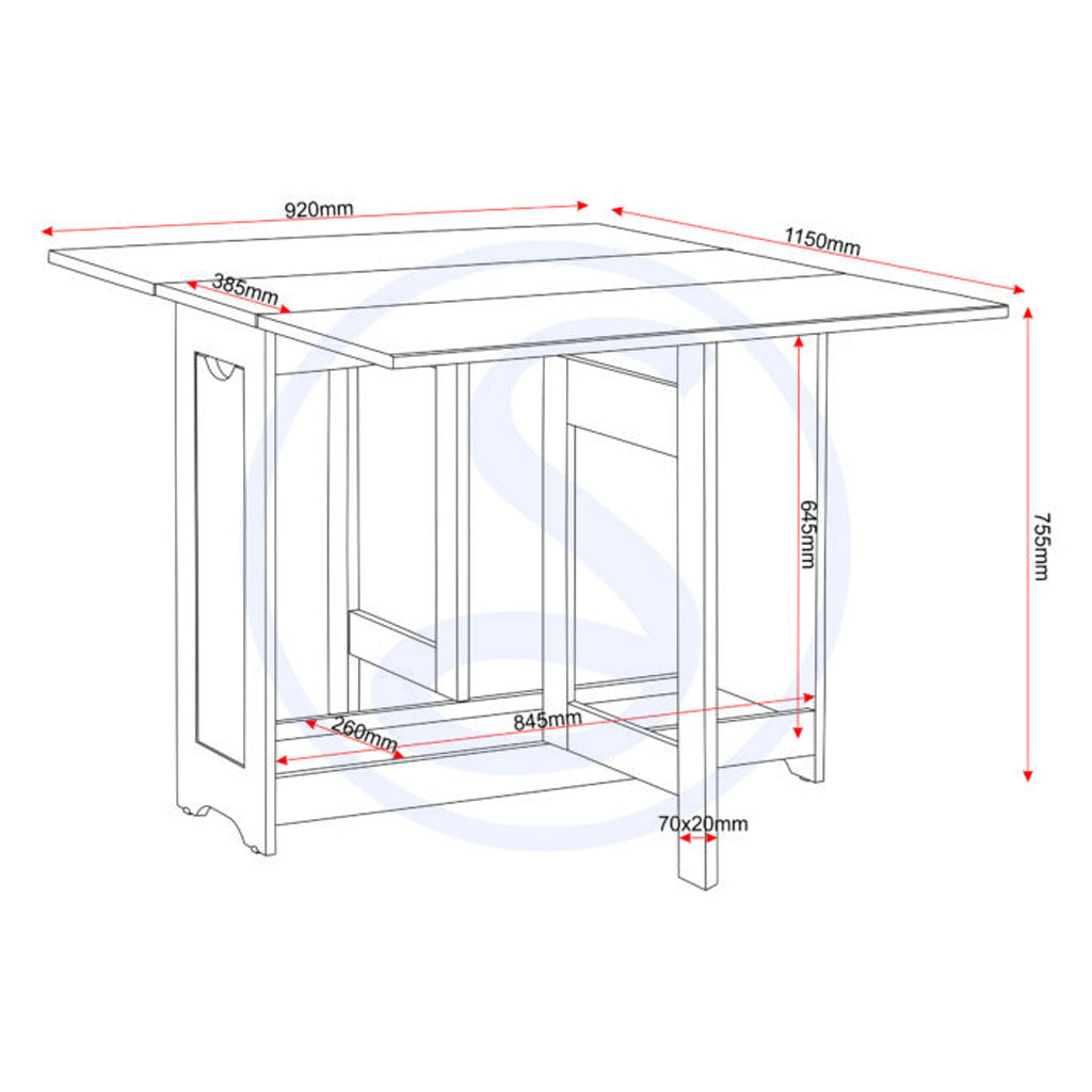 Wooden Extending Dining Table With 4 Dining Chairs - Santos