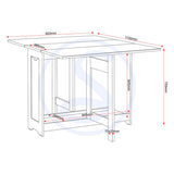 Wooden Extending Dining Table With 4 Dining Chairs - Santos