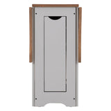 Wooden Extending Dining Table With 4 Dining Chairs - Santos