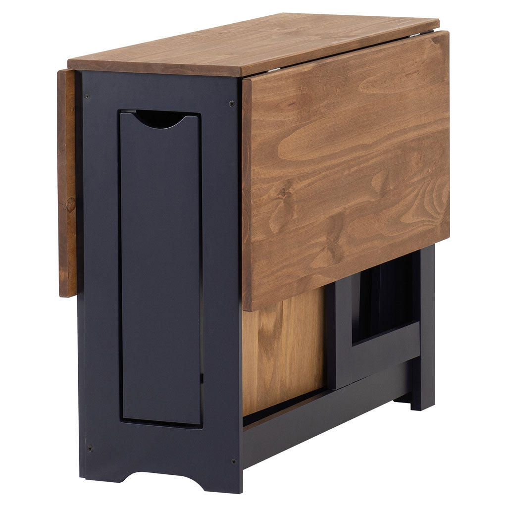 Wooden Extending Dining Table With 4 Dining Chairs - Santos