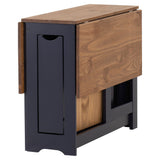 Wooden Extending Dining Table With 4 Dining Chairs - Santos