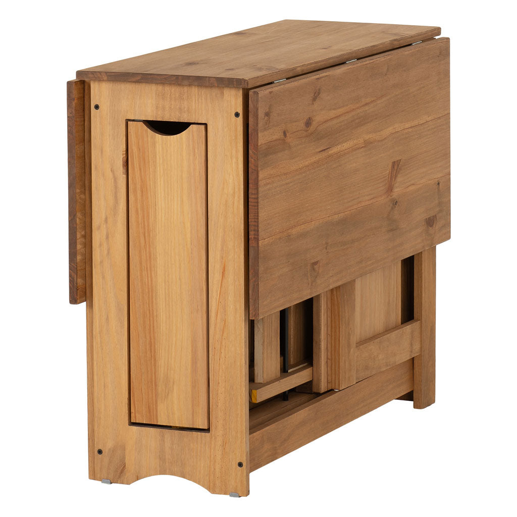 Wooden Extending Dining Table With 4 Dining Chairs - Santos