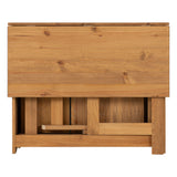 Wooden Extending Dining Table With 4 Dining Chairs - Santos