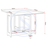 Wooden Extending Dining Table With 4 Dining Chairs - Santos
