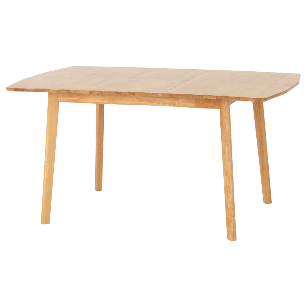 Wooden Extending Dining Table With 6 Dining Chairs - Emery