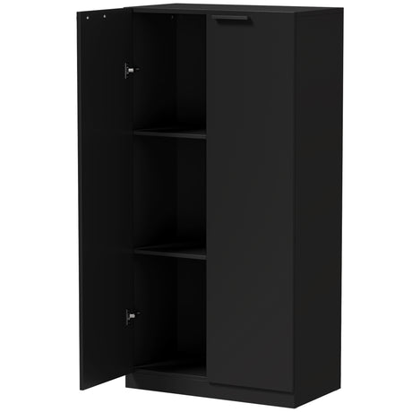 Wooden File Storage Cabinet 60cm Wide With 2 Doors - Velmora