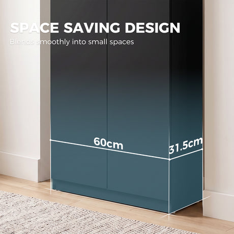 Wooden File Storage Cabinet 60cm Wide With 2 Doors - Velmora