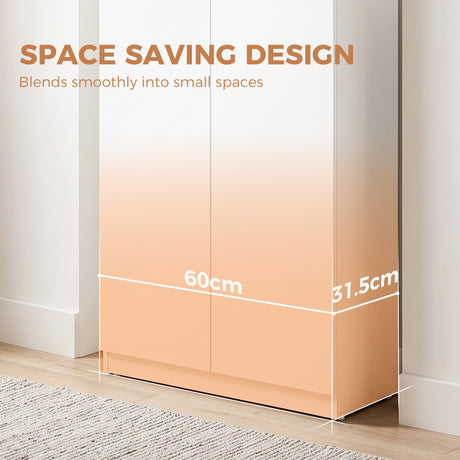 Wooden File Storage Cabinet 60cm Wide With 2 Doors - Velmora