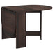 Wooden Folding Drop Leaf Dining Table Oval for 4 to 6 People - Velmora