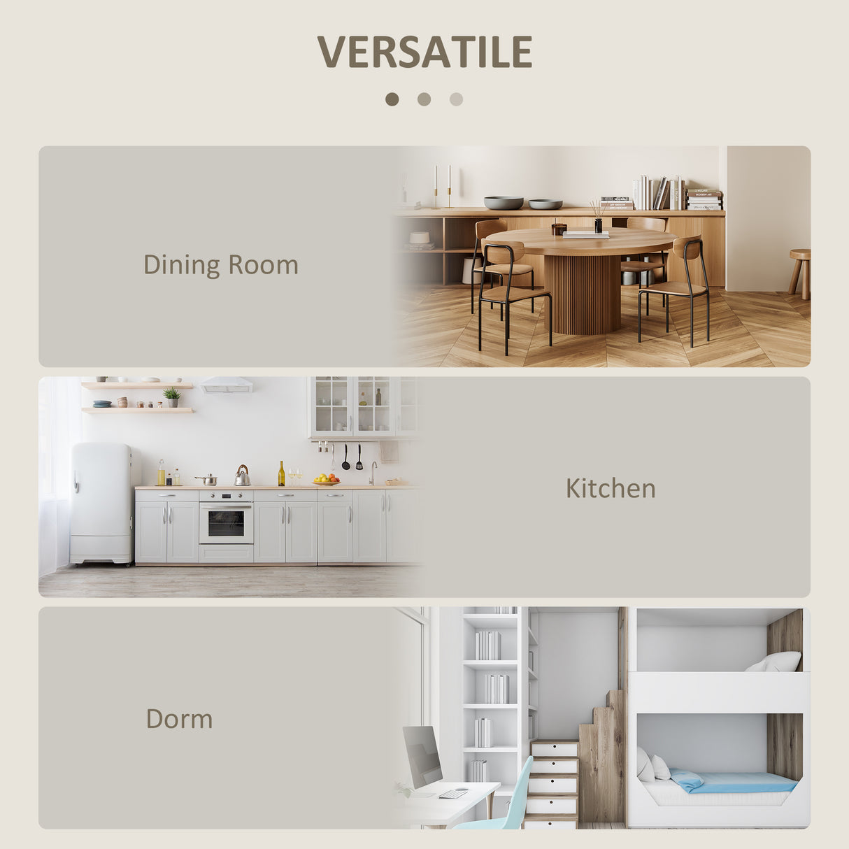 Wooden Folding Drop Leaf Dining Table Round for Small Space 2 to 4 People - Velmora