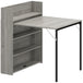 Wooden Folding Drop-Leaf Kitchen Dining Table for 2 People - Velmora