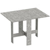 Wooden Folding Drop Leaf Kitchen Dining Table Rectangular for 4 to 6 People - Velmora