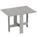 Wooden Folding Drop Leaf Kitchen Dining Table Rectangular for 4 to 6 People - Velmora