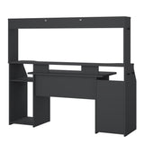Wooden Gaming Desk With 1 Door And 1 Drawer - Function Plus