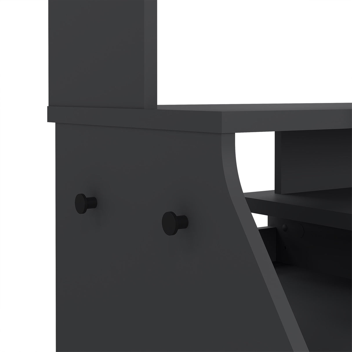 Wooden Gaming Desk With 1 Door And 1 Drawer - Function Plus