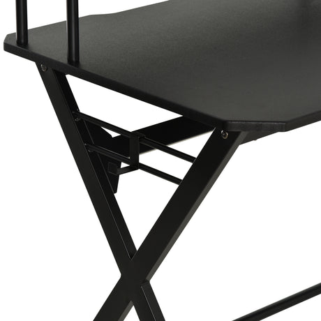 Wooden Gaming Desk 140cm Wide - Velmora