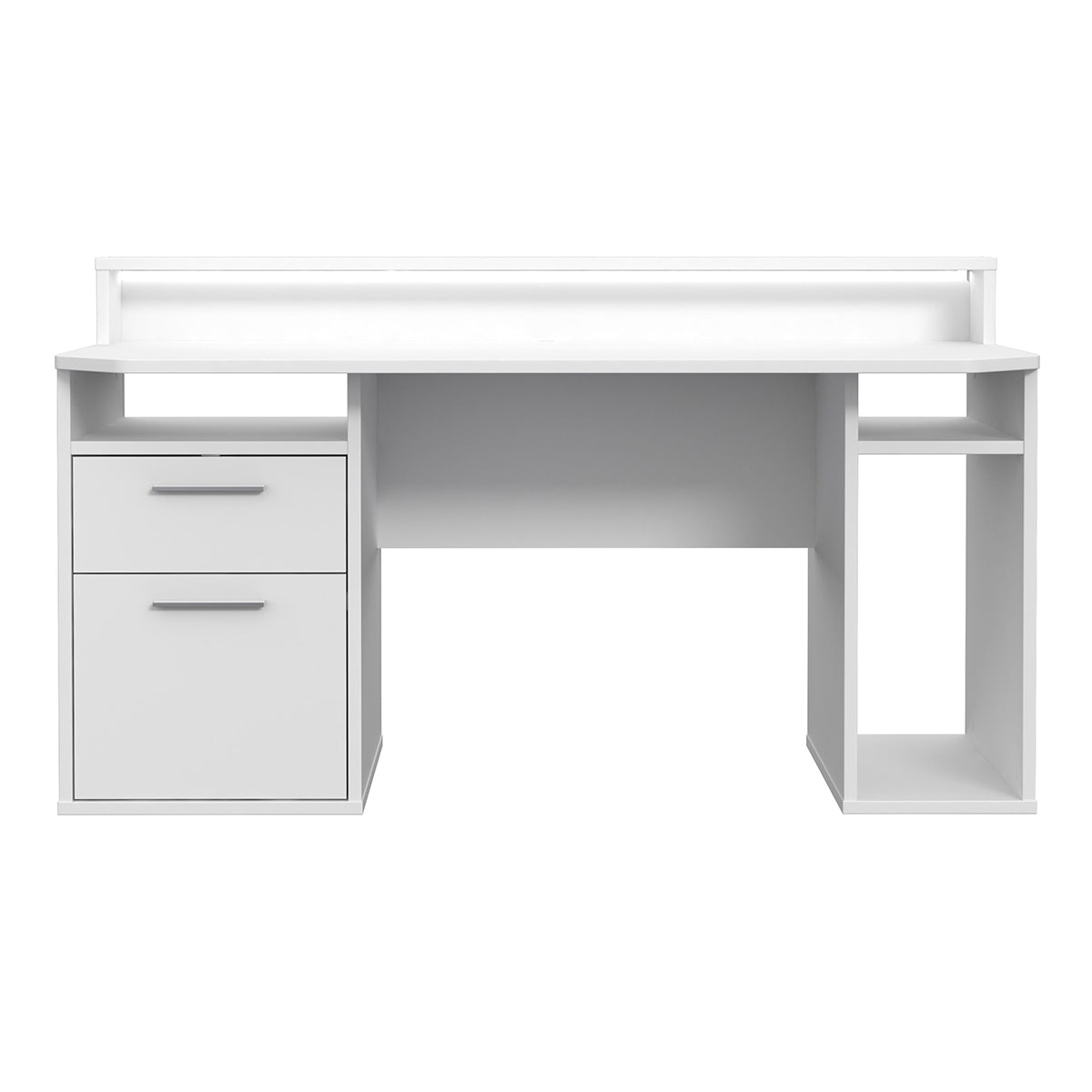 Wooden Gaming Desk With Blue LED - Tezaur