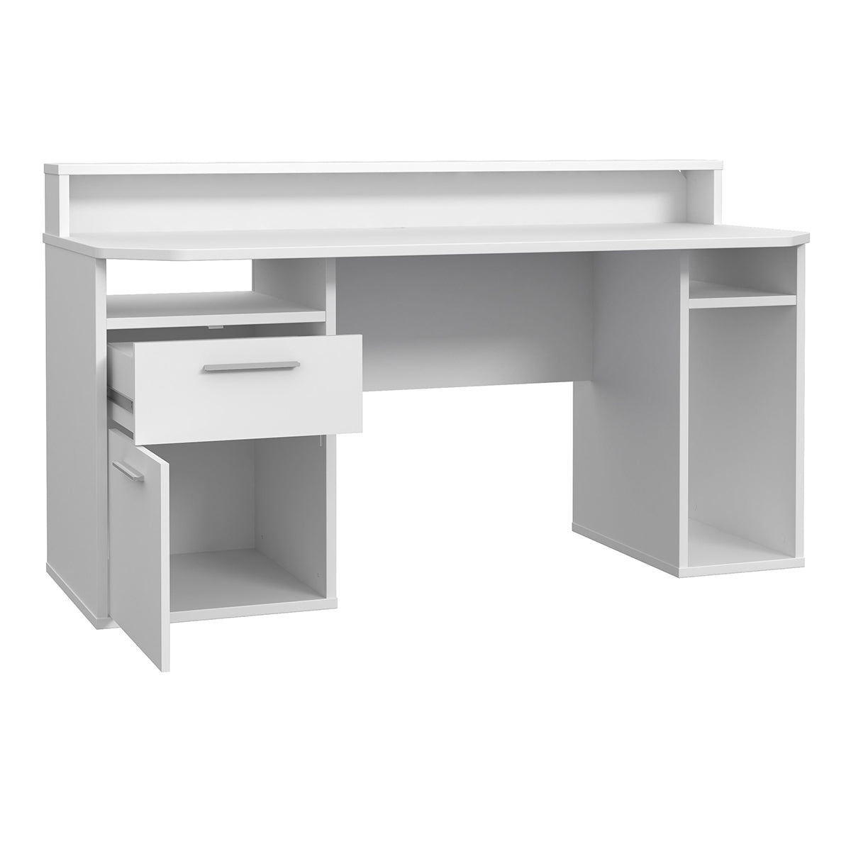 Wooden Gaming Desk With Blue LED - Tezaur