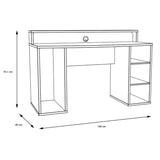 Wooden Gaming Desk With LED Lights - Tezaur