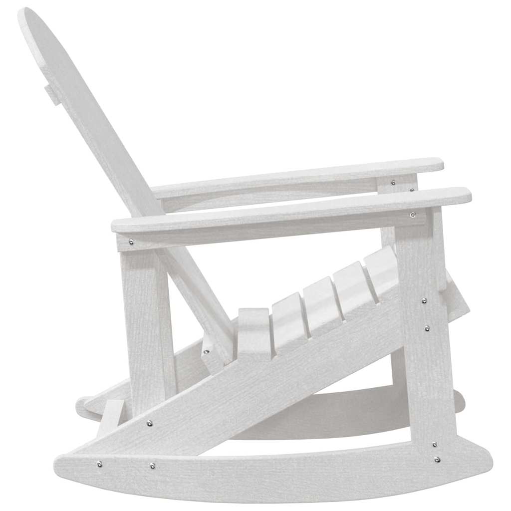 Wooden Garden Rocking Armchair Adirondack 73.5cm Wide - Vantage Home