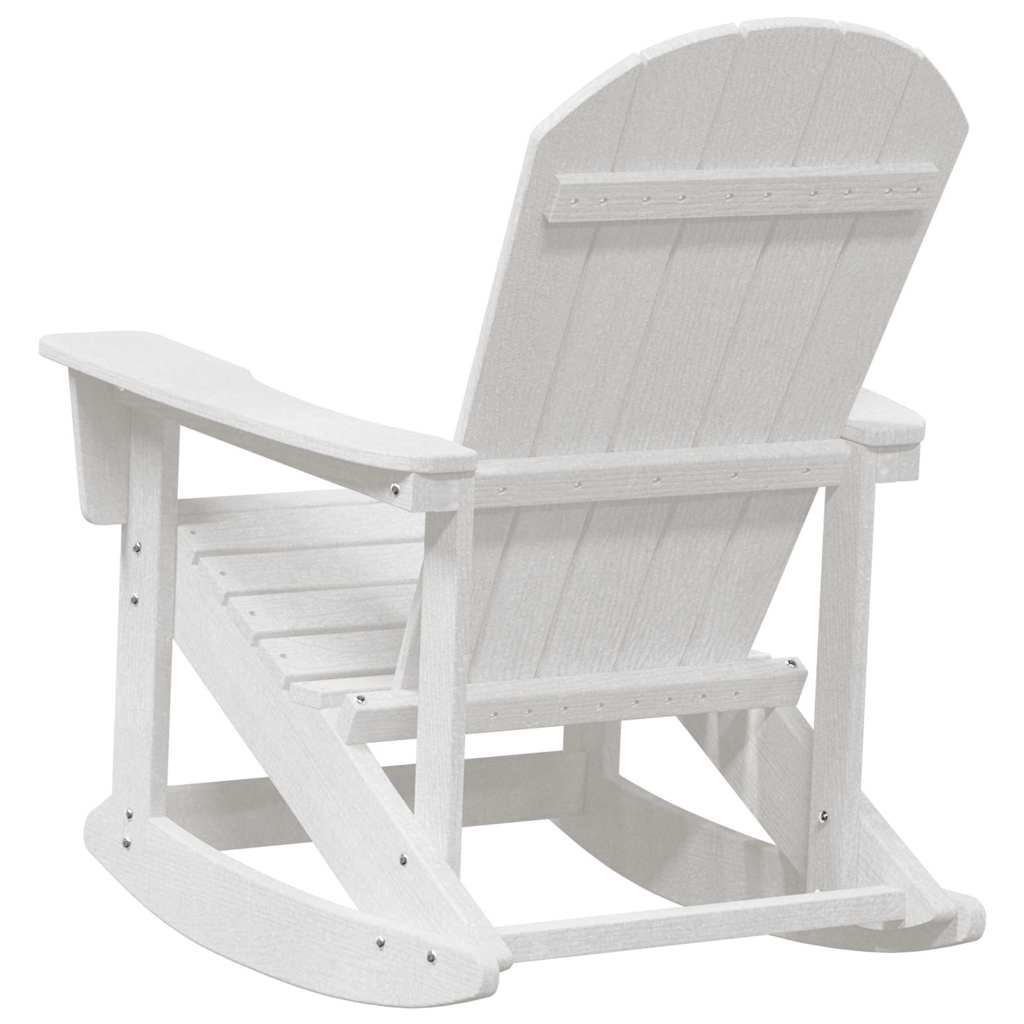 Wooden Garden Rocking Armchair Adirondack 73.5cm Wide - Vantage Home