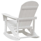Wooden Garden Rocking Armchair Adirondack 73.5cm Wide - Vantage Home
