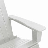 Wooden Garden Rocking Armchair Adirondack 73.5cm Wide - Vantage Home