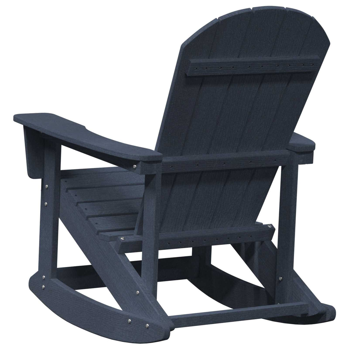 Wooden Garden Rocking Armchair Adirondack 73.5cm Wide - Vantage Home