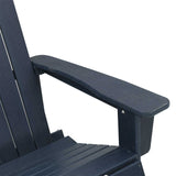 Wooden Garden Rocking Armchair Adirondack 73.5cm Wide - Vantage Home
