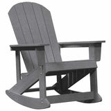 Wooden Garden Rocking Armchair Adirondack 73.5cm Wide - Vantage Home