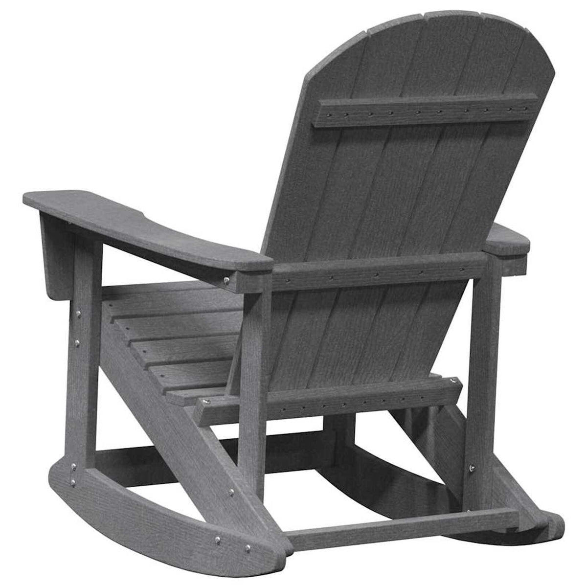 Wooden Garden Rocking Armchair Adirondack 73.5cm Wide - Vantage Home