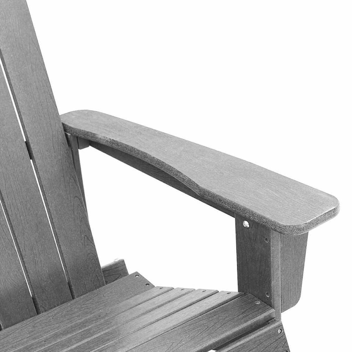 Wooden Garden Rocking Armchair Adirondack 73.5cm Wide - Vantage Home