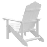 Wooden Garden Rocking Armchair Adirondack 73cm Wide - Vantage Home