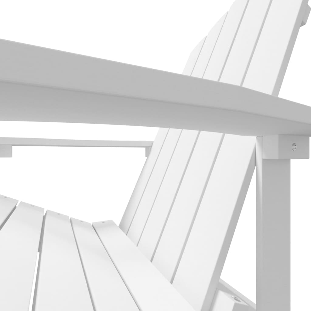 Wooden Garden Rocking Armchair Adirondack 73cm Wide - Vantage Home