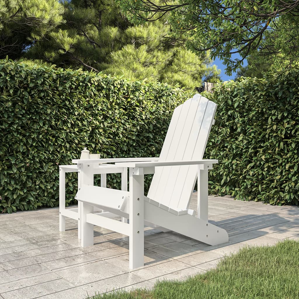 Wooden Garden Rocking Armchair Adirondack 73cm Wide - Vantage Home