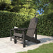 Wooden Garden Rocking Armchair Adirondack 73cm Wide - Vantage Home