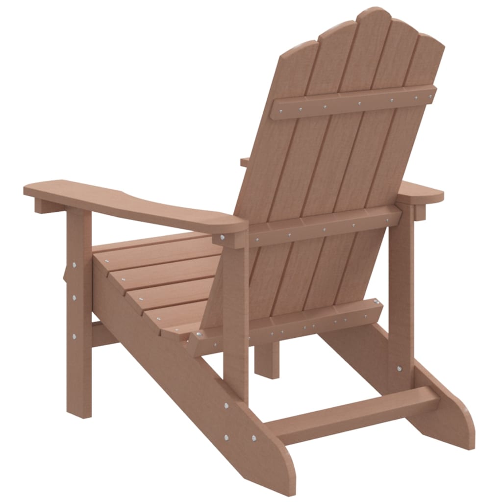 Wooden Garden Rocking Armchair Adirondack 73cm Wide - Vantage Home