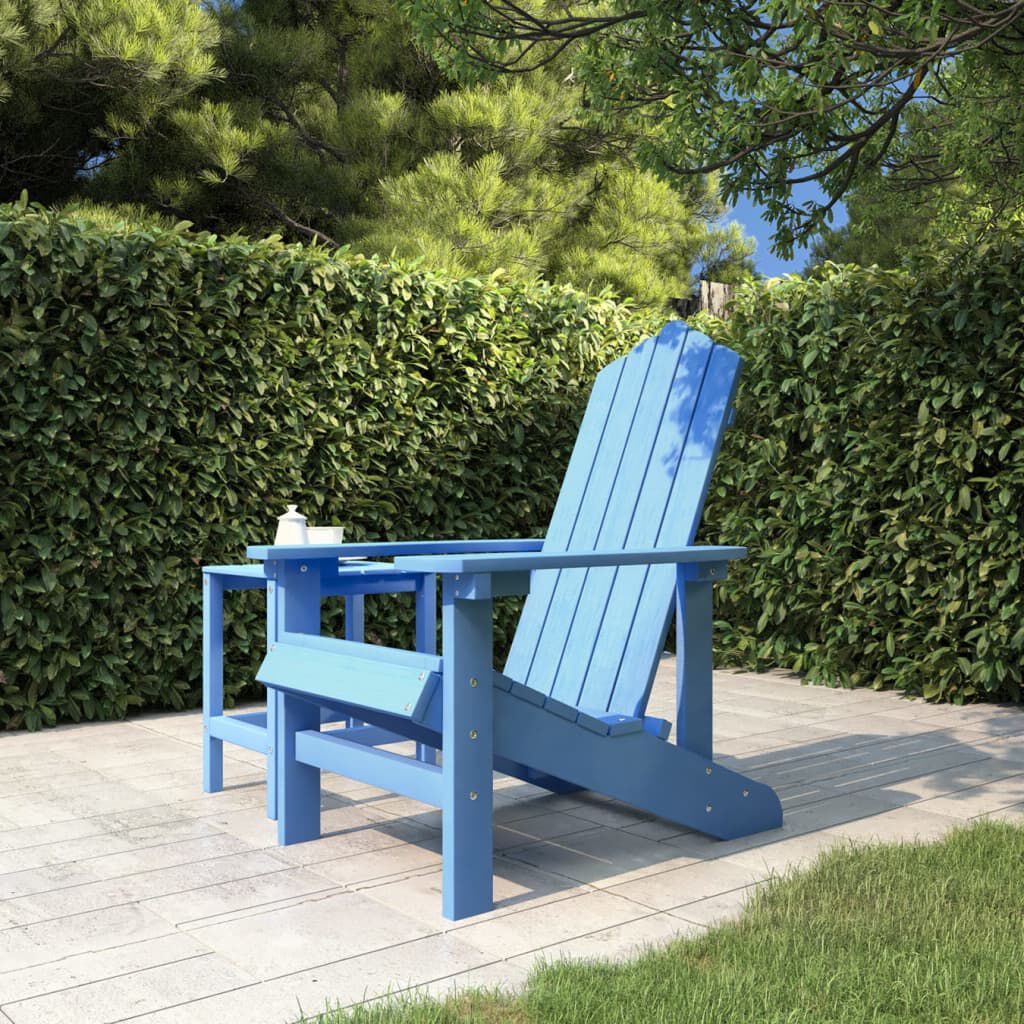 Wooden Garden Rocking Armchair Adirondack 73cm Wide - Vantage Home